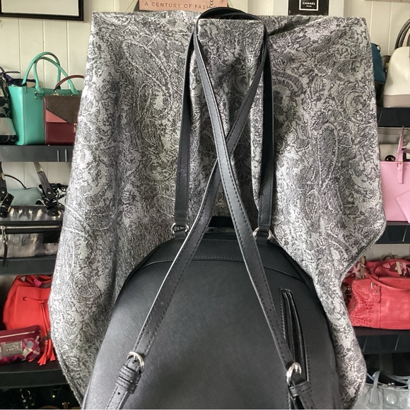 Karl Lagerfeld NWT Adele Patch backpack with a removable Karl keychain
